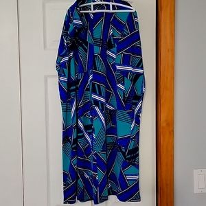 Susan graver wide leg crop size large